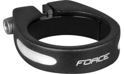 Obejma sztycy FORCE 34,9mm (aluminiowa, czarna)