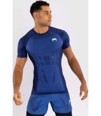 Venum Technical 3.0 Short Sleeve Rashguard - Night Blue