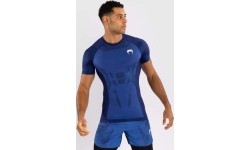 Venum Technical 3.0 Short Sleeve Rashguard - Night Blue