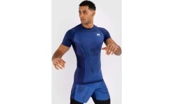 Venum Technical 3.0 Short Sleeve Rashguard - Night Blue