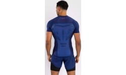 Venum Technical 3.0 Short Sleeve Rashguard - Night Blue
