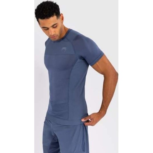 Venum G-Fit Air Men's Short Sleeve Rashguard - Foggy Blue