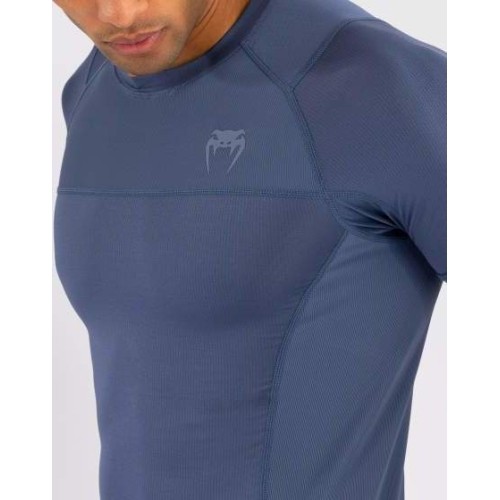 Venum G-Fit Air Men's Short Sleeve Rashguard - Foggy Blue