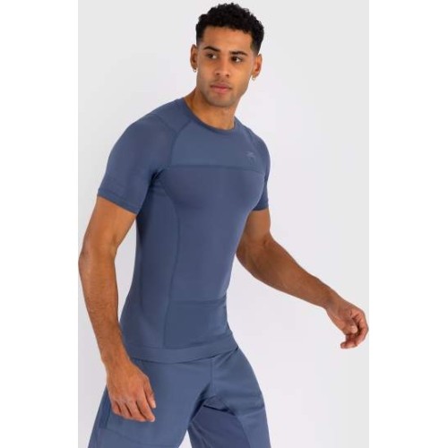 Venum G-Fit Air Men's Short Sleeve Rashguard - Foggy Blue