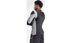 Venum Tempest Men's Long Sleeve Rashguard - Black/Grey