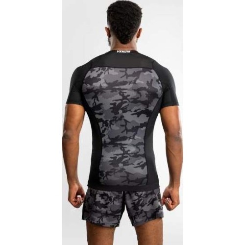 Venum x Polaris Short Sleeve Rashguard - Black/Storm Grey