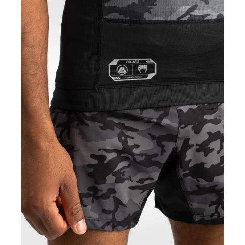 Venum x Polaris Short Sleeve Rashguard - Black/Storm Grey