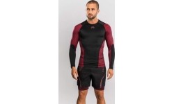 Venum x Assassin’s Creed Shadows Men’s Long Sleeve Rashguard - Burgundy/Black