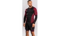Venum x Assassin’s Creed Shadows Men’s Long Sleeve Rashguard - Burgundy/Black