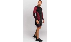 Venum x Assassin’s Creed Shadows Men’s Long Sleeve Rashguard - Burgundy/Black