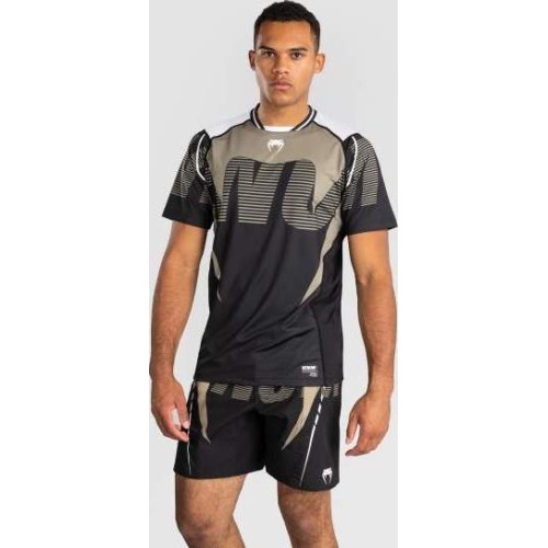 Venum Adrenaline Dry Tech T-Shirt - Black/Sand