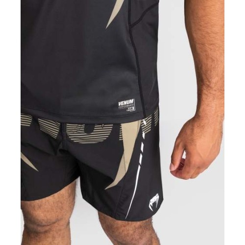 Venum Adrenaline Dry Tech T-Shirt - Black/Sand