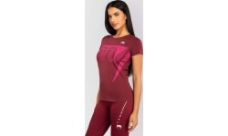 Venum Adrenaline Women's T-Shirt - Burgundy/ Pink