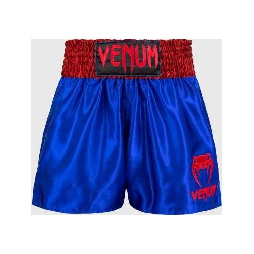 Venum Classic Muay Thai Shorts - Navy Blue/Red