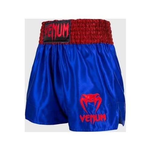 Venum Classic Muay Thai Shorts - Navy Blue/Red