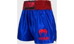 Venum Classic Muay Thai Shorts - Navy Blue/Red