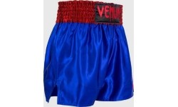 Venum Classic Muay Thai Shorts - Navy Blue/Red