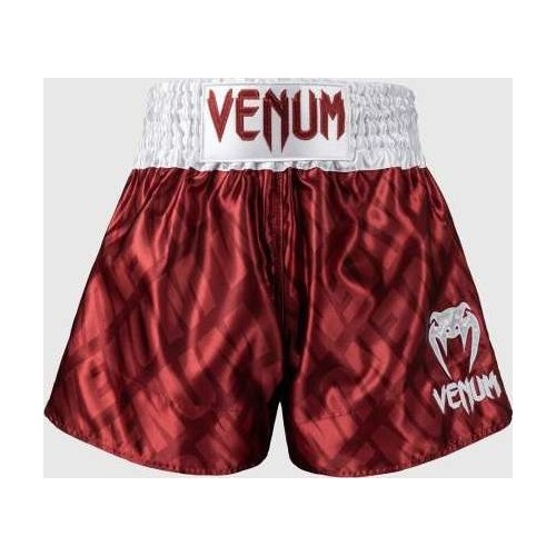 Venum Contender XT Muay Thai Shorts – Cherry Red/White