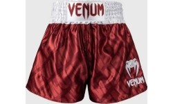 Venum Contender XT Muay Thai Shorts – Cherry Red/White