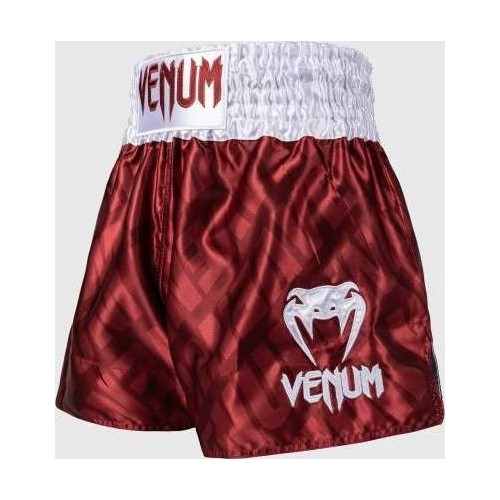 Venum Contender XT Muay Thai Shorts – Cherry Red/White