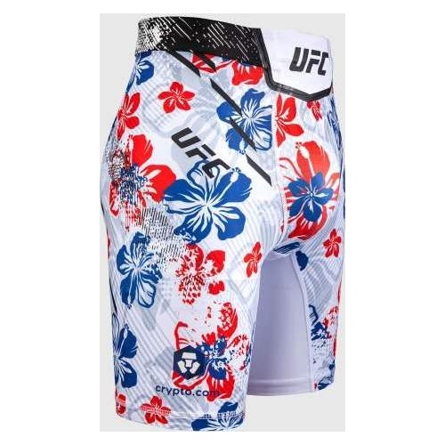 UFC Adrenaline Unrivaled by Venum Max Holloway Vale Tudo Short - Grey/Red/Navy