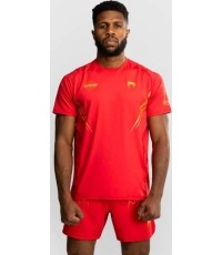 Venum x WOW FC Dry-Tech T-Shirt - Fury Red/Gold