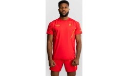 Venum x WOW FC Dry-Tech T-Shirt - Fury Red/Gold