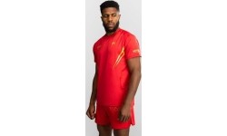 Venum x WOW FC Dry-Tech T-Shirt - Fury Red/Gold