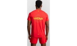 Venum x WOW FC Dry-Tech T-Shirt - Fury Red/Gold