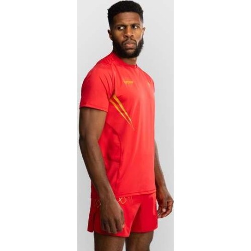 Venum x WOW FC Dry-Tech T-Shirt - Fury Red/Gold