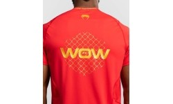 Venum x WOW FC Dry-Tech T-Shirt - Fury Red/Gold