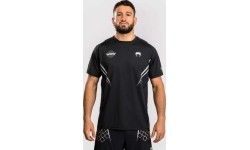 Venum x WOW FC Dry-Tech T-Shirt - Black/Silver Grey