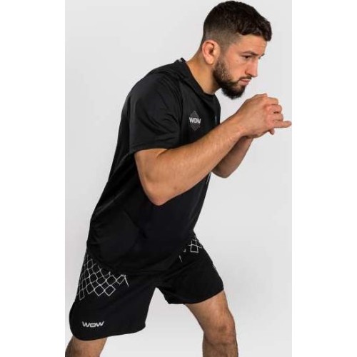 Venum x WOW FC Dry-Tech T-Shirt - Black/Silver Grey