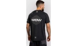 Venum x WOW FC Dry-Tech T-Shirt - Black/Silver Grey
