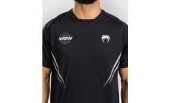 Venum x WOW FC Dry-Tech T-Shirt - Black/Silver Grey
