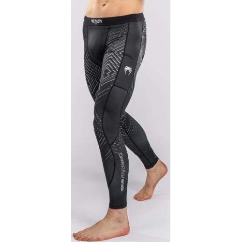 Venum Midnight Fury Spats - Black/Grey/Silver