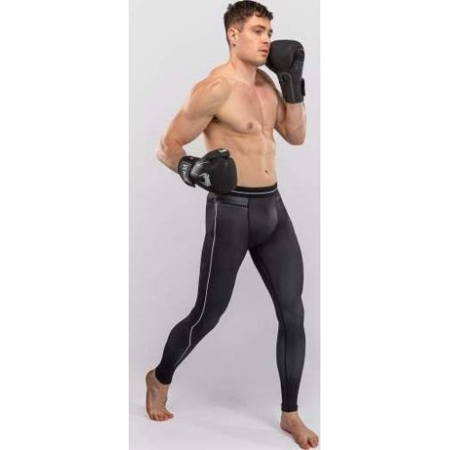 Venum Stealth Spats - Black/White