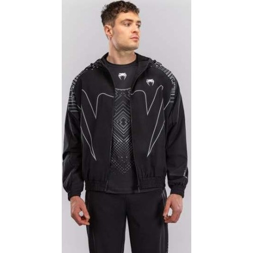 Venum Midnight Fury Track Jacket - Black/Grey/Silver