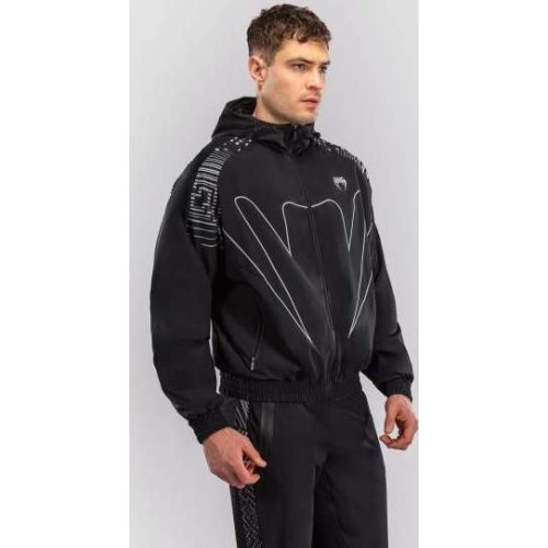 Venum Midnight Fury Track Jacket - Black/Grey/Silver