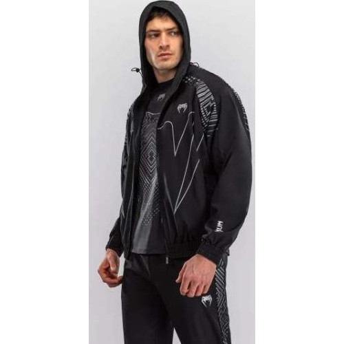Venum Midnight Fury Track Jacket - Black/Grey/Silver