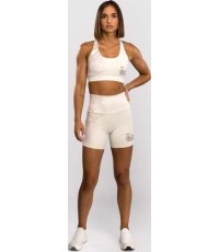 Venum Serpenti Women's Vale Tudo Shorts - Ivory/Burgundy