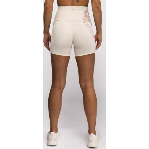 Venum Serpenti Women's Vale Tudo Shorts - Ivory/Burgundy