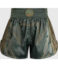 Venum Stealth Muay Thai Shorts - Khaki/Dark Green