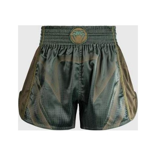 Venum Stealth Muay Thai Shorts - Khaki/Dark Green