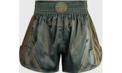 Venum Stealth Muay Thai Shorts - Khaki/Dark Green