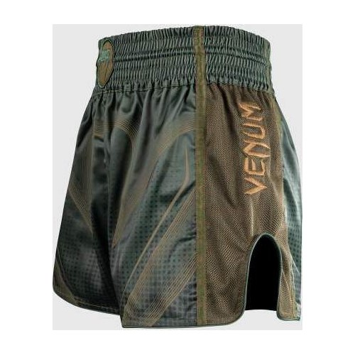 Venum Stealth Muay Thai Shorts - Khaki/Dark Green
