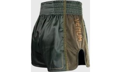 Venum Stealth Muay Thai Shorts - Khaki/Dark Green