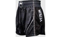 Venum Stealth Muay Thai Shorts - Black/White