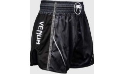 Venum Stealth Muay Thai Shorts - Black/White