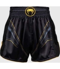 Venum Streamline Muay Thai Shorts - Black/Gold
